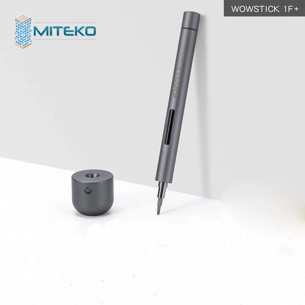 Miteko-Rechargeable Lithium Precision Screwdriver with LED Light and Magnetic Mat, Wowstick 1F Pro, 1F +