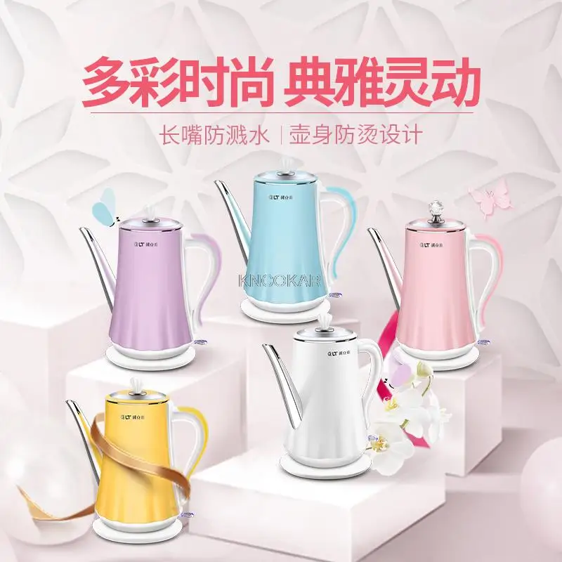 Bouilloire automatique en acier inoxydable 220, 1.4 V, 304 litres, eau et électricité, anti-brûlure, usage domestique