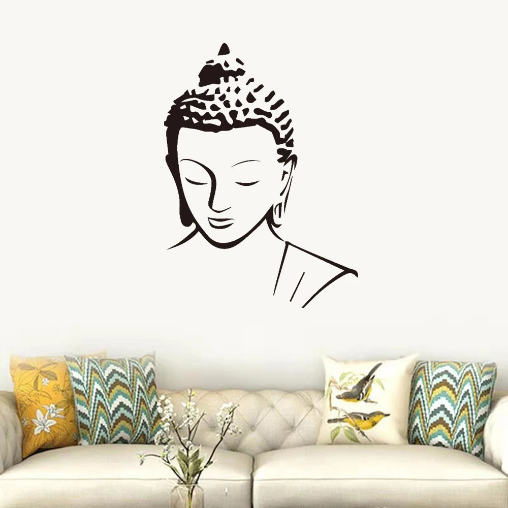 Religion Buddha Pattern Wall Decal Sticker Home Decor Removable Art Vinyl Mural for Living Room Bed room Wall Art decoration