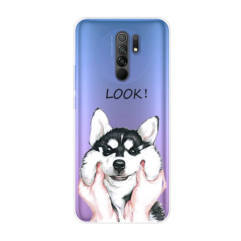 For Coque Redmi 9 Case Transparent Soft TPU silicon Phone Cover For Xiaomi Redmi 9 Case Redmi9 Clear Fundas For Redmi 9 6.53\