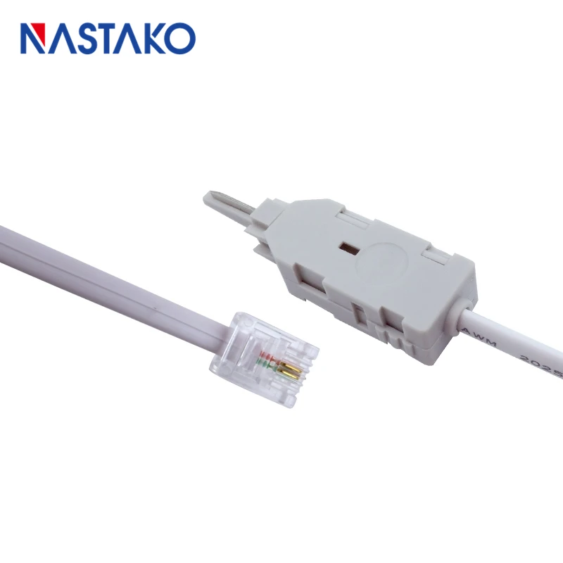 Cable de prueba de módulo de voz KRONE 1,5 a RJ11, cabezal de prueba de Teléfono dedicado, cable de prueba de cable P 110, línea de prueba de voz, 2 unids/lote, 110 m