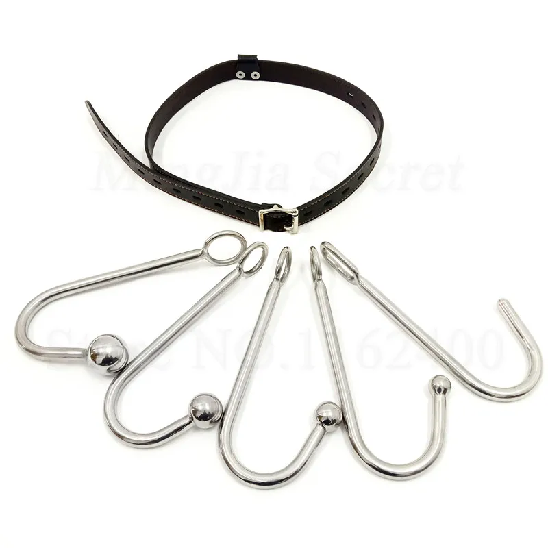 Female Chastity Belt With Butt Plug Stainless Steel Anus Hook Bondage Restraints Adult Games BDSM Anal Sex Toys For Couples