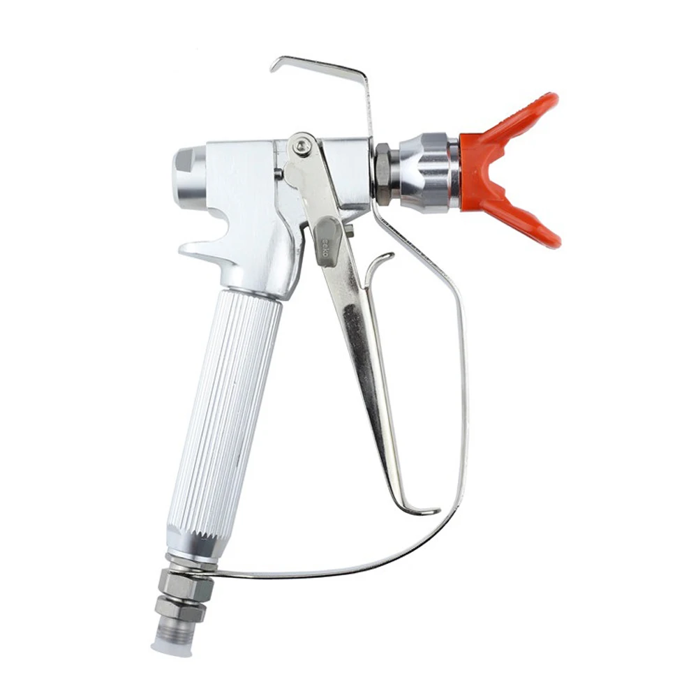 Pistola de pulverización de pintura sin aire, cuatro dedos, 3600psi, 7/8 ", con filtros integrados