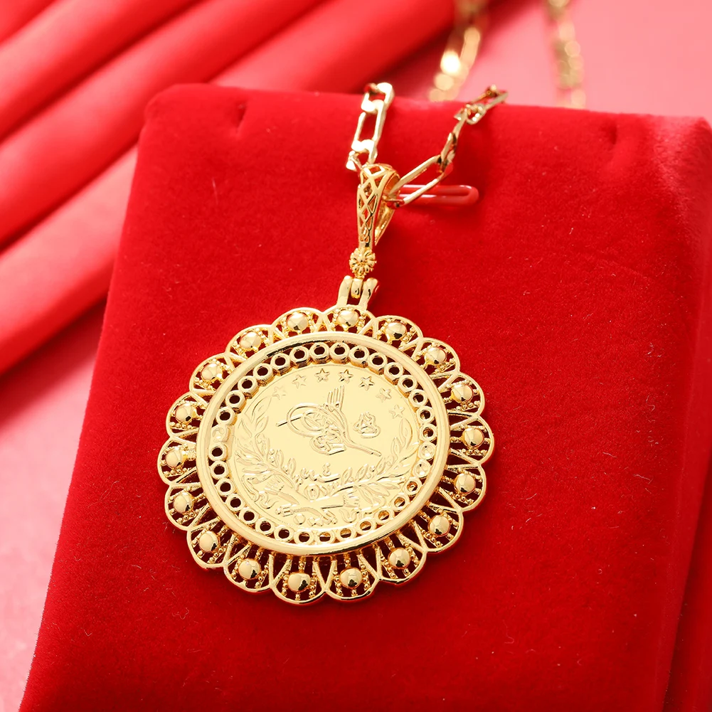 Gligli Small  Necklaces For Women/Girl Gold Color Pendant Thin Chain Jewelry Ladies Festival Gift