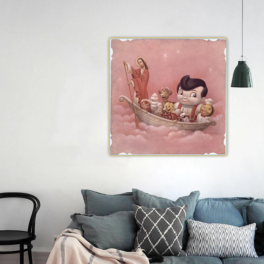 Citon Mark Ryden《Dead Character》Surrealist Canvas Art Oil Painting Artwork Poster Picture Wall Decor Modern Home Decoration