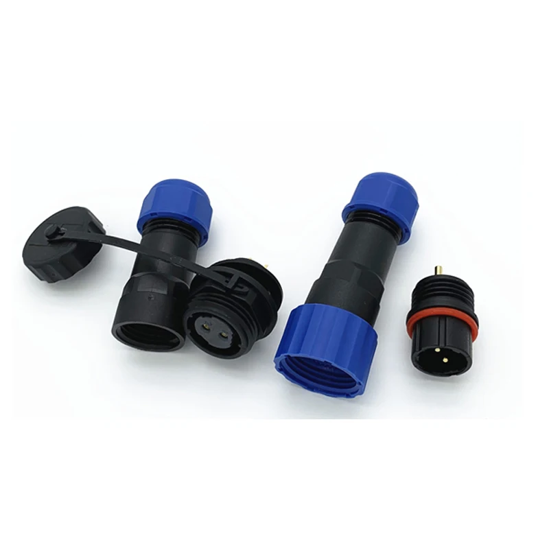 SP16 Docking Aviation Plug IP68 Waterproof Connector Male plug & female socket 2/3/4/5/6/7/8/9 pin Wire cable connector