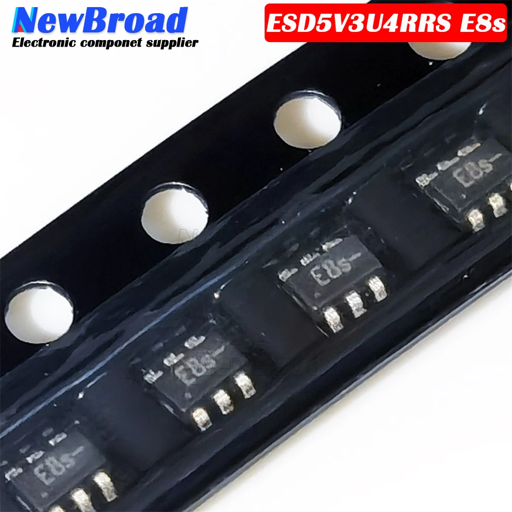 5PCS ESD Diode ESD5V3U4RRS ESD5V3U4RRSH6327 ESD5V3U4RRSE6327 E8s SOT363 TVS DIODE 5.3V 15V