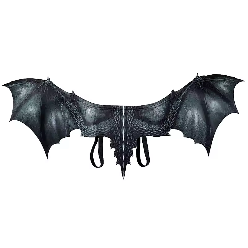 Adult Halloween Decoration Carnival Party Animal Costume Dragon Cosplay Masquerade Face Mask and Wings - Image 5