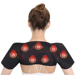 Tourmaline Self-heating Unisex Heat Therapy Pad Shoulder Protector Belt Pain Relief Health Care Heating Belt Support Muscle