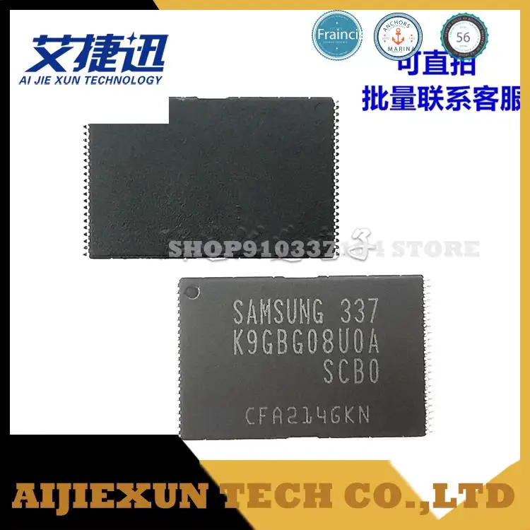 

5pcs/lot K9GBG08U0A-SCB0 K9GBG08UOA-SCBO TSOP-48 Memory IC CHIPS NEW AND ORIGIANL