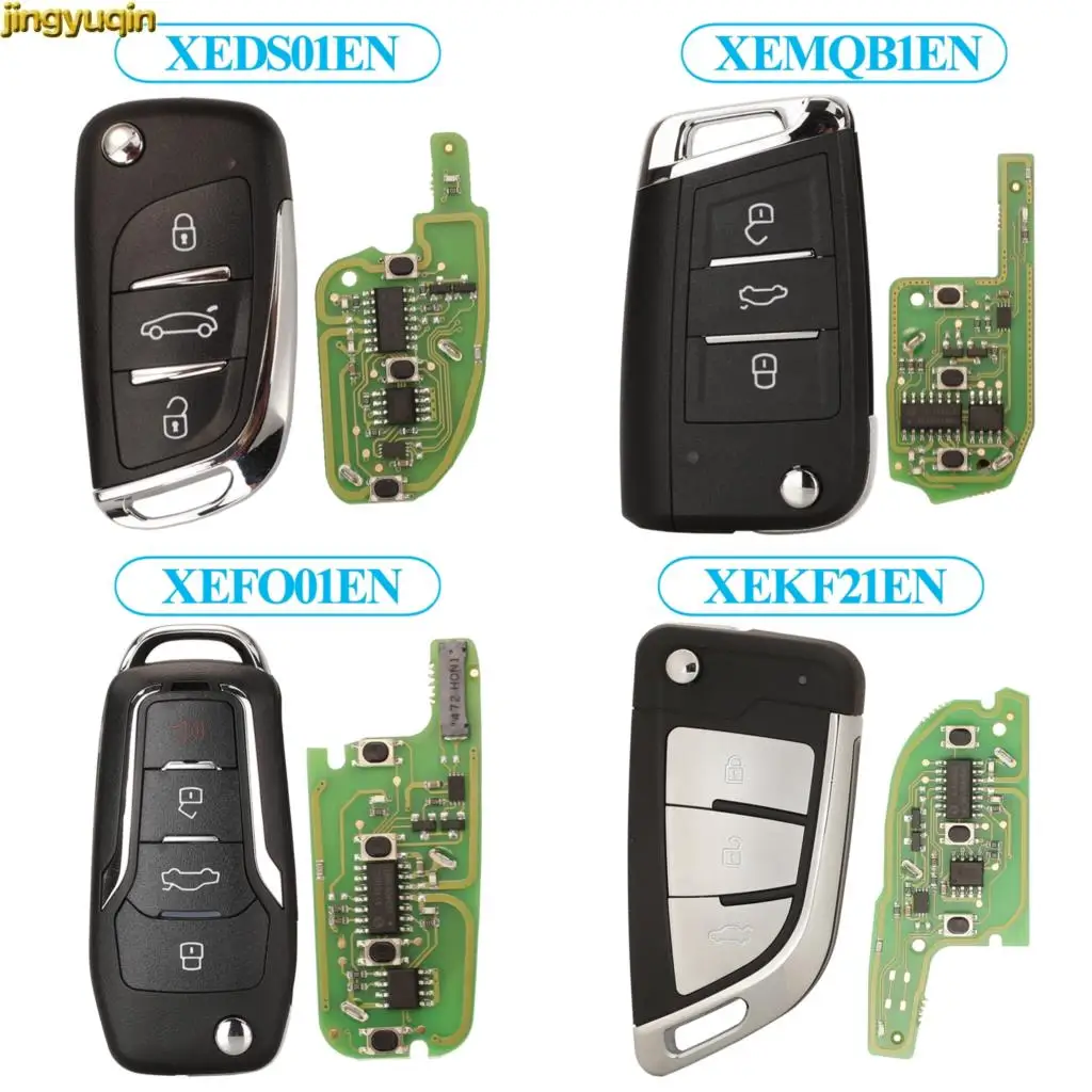 

Jingyuqin XEDS01EN/XEMQB1EN/XEFO01EN/XEKF21EN VVDI2 Mini Key Tool For VVDI Super Smart Car Key Remote Control Universal 3 Button