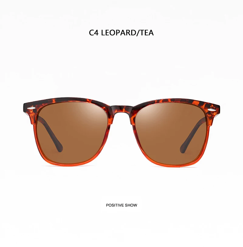 Mode quadratische polarisierte Sonnenbrille Männer Frauen klassische Niet Sonnenbrille für Männer hochwertige Anti-Blend-Fahr schirme – Detail 17