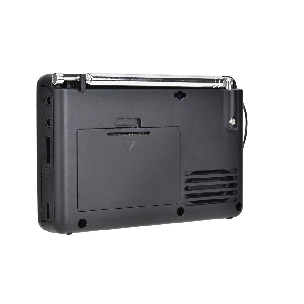 K603 FM/SW/AM متعددة الوظائف رائجة البيع راديو متعدد الفرقة راديو رقمي ستيريو مشغل MP3 شاشة الكريستال السائل المتكلم