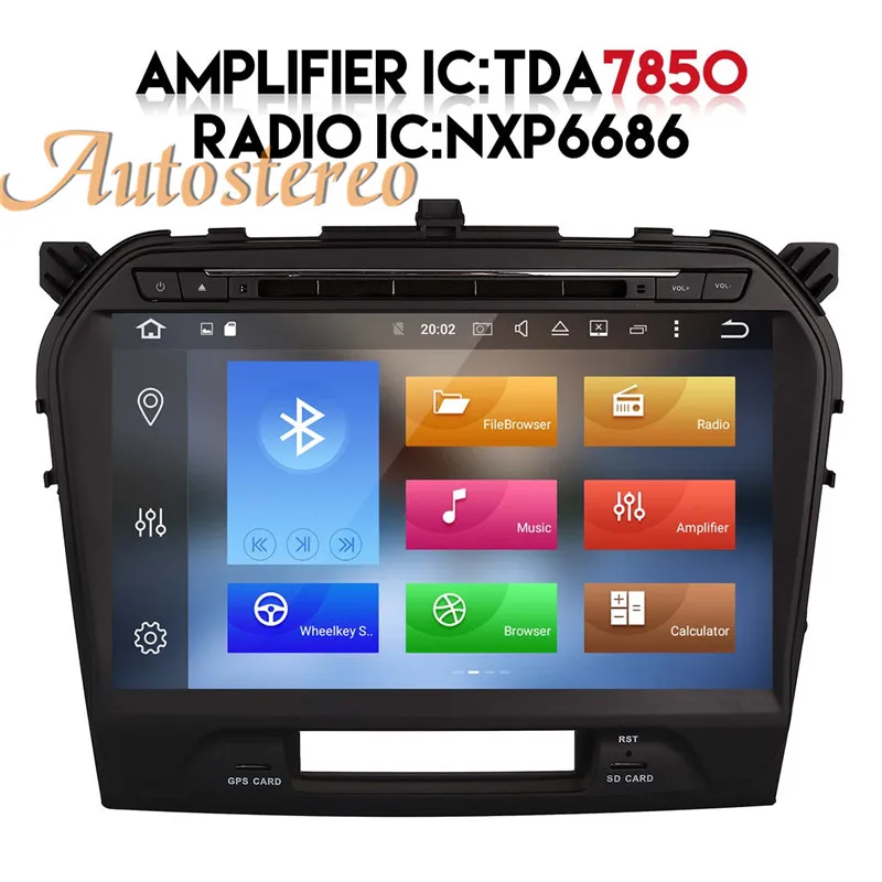 Audio Stereo For Suzuki Vitara 4 2014-2020 Android 13.0 Car Multimedia Player GPS Navigation Head Unit Auto Radio Tape Recorder