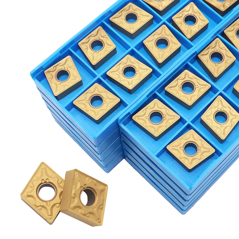 Bộ 50 CNMG120408 MA UE6020 Carbide Dạng Bên Ngoài Dụng Cụ Xoay CNMG 120408 Lưỡi Dao CNC Cơ Khí Máy Tiện Cho Cắt Kim Loại Dụng Cụ