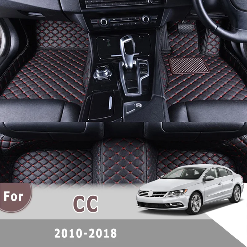 

RHD Car Floor Mat For Volkswagen VW CC 2018 2017 2016 2015 2014 2013 2012 2011 2010 Auto Interior Accessories Automobiles Parts