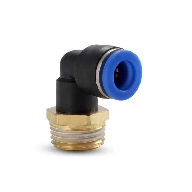 PL6-02 PL8-02 PL6-01 PL8-1 Pneumatic fittings quick push in connector 1/8'' 1/4'' 3/8'' Male Thread-4 6 8 10 12mm air tube