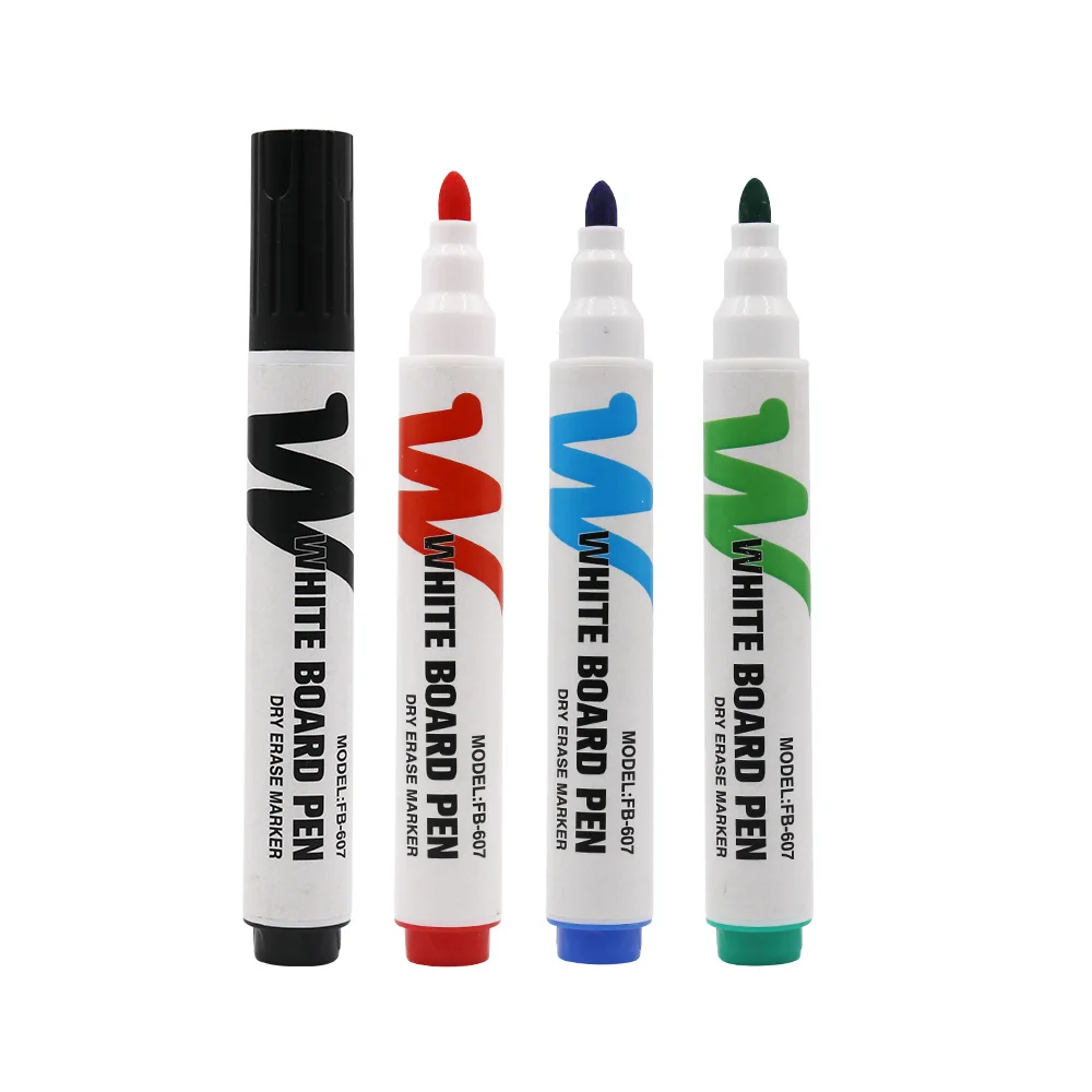 Low Odor Dry Erase Marker Set , Fine Tip Dry Erase Markers, Assorted Colors, 10PCS/Set