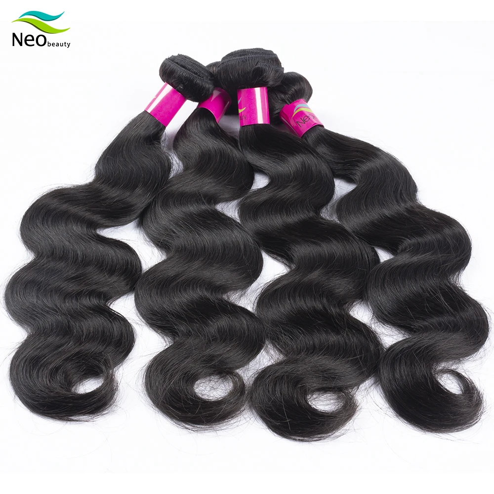 10A Virgin Brazilian Hair Weave Body Wave Bundles 8\