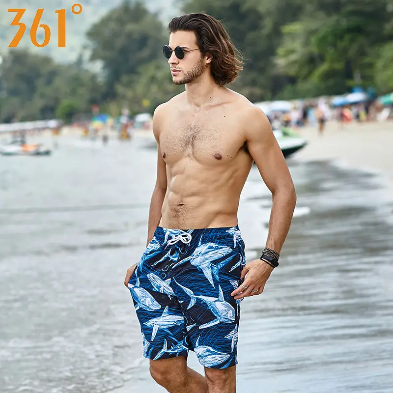 Мужская быстросохнущая одежда для плавания, короткие штаны, летние пляжные плавки, плавки, боксеры, трусы для серфинга, Защитные шорты