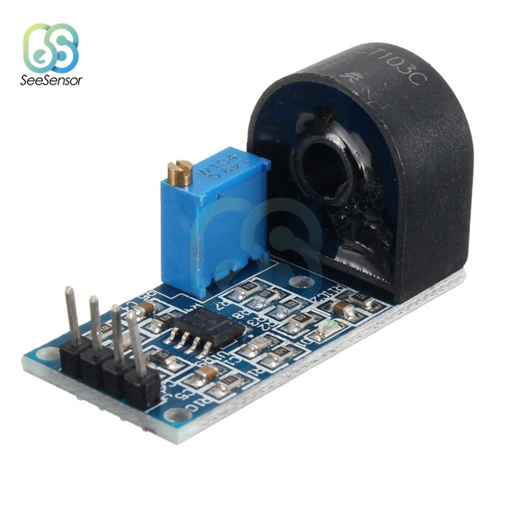 Active Single Phase Current Transformer Module AC Output Current Sensor for Arduino Mega ZMCT103C 5A