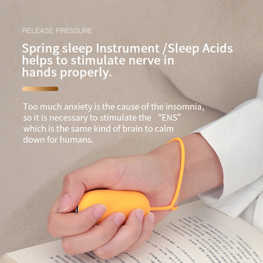 USB Charging Microcurrent Sleep Holding Sleep Aid Instrument Pressure Relief Sleep Device Hypnosis instrument Massager and Relax