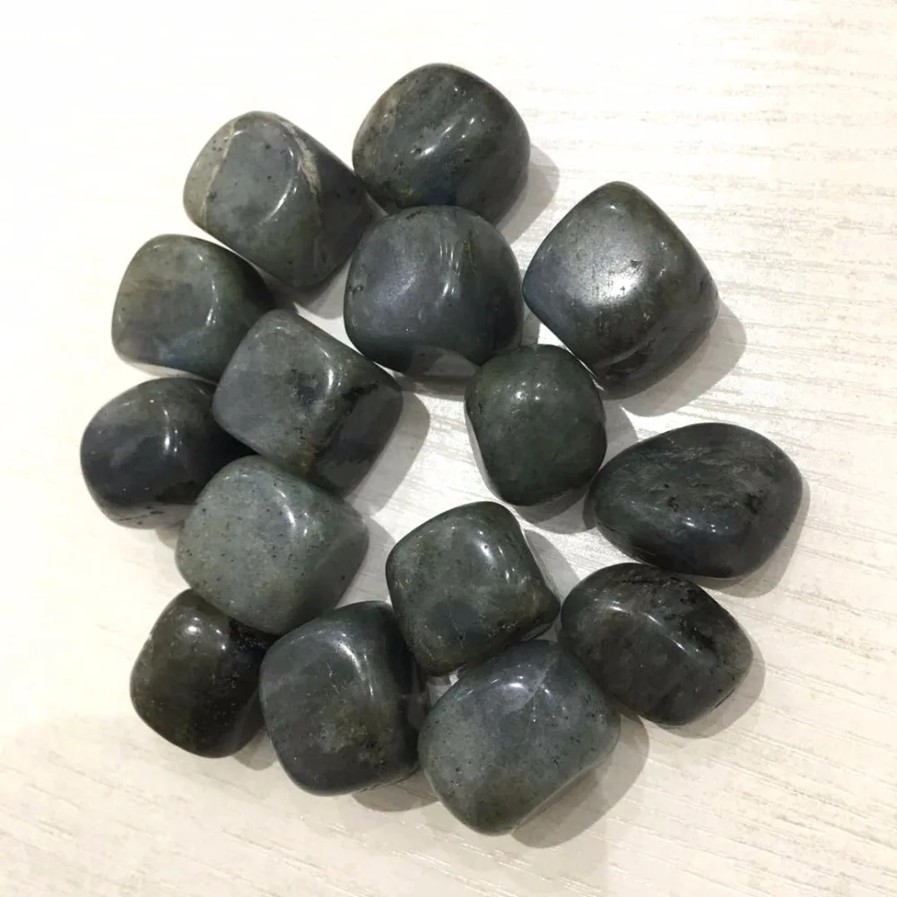 100g Natural labradorite square tumbled stone rock gemstone chakra stone healing natural stones and minerals for home decoratio