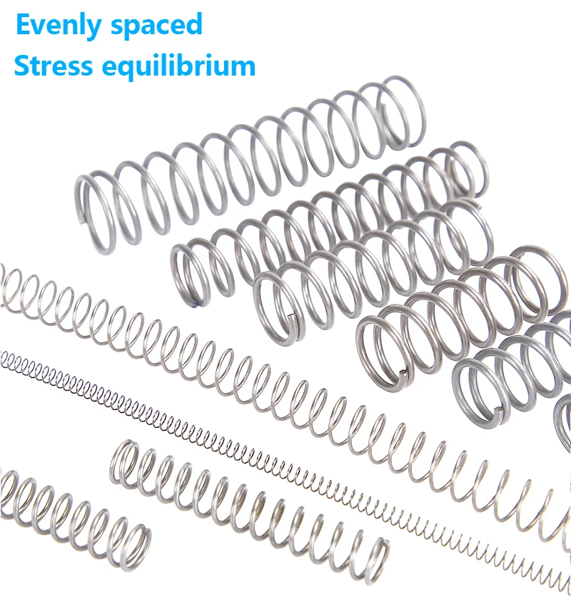 304 Stainless Steel Compression Spring Wire Diameter 1.5mm Y-Type Pressure Spring SUS Compressed Spring 10PCS