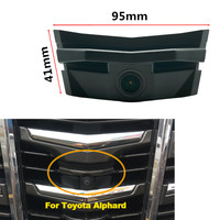 YIFOUM HD CCD Car Front View Parking Night Vision Positive Waterproof Logo Camera For Toyota Alphard Vellfire 2018 2019 2020