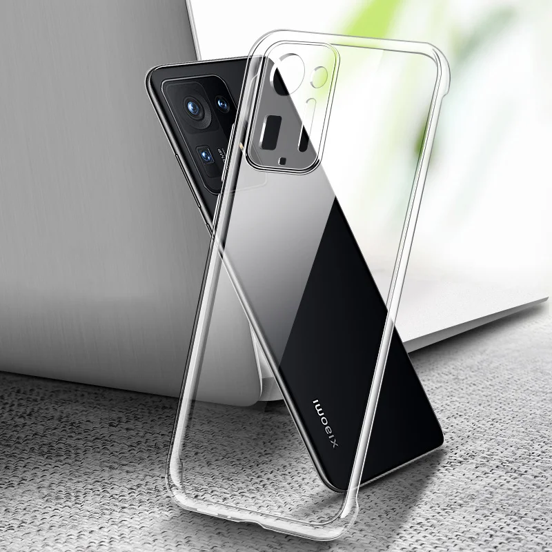 

2021 Brand New Clear Cover Case for Xiaomi Mix 4 5G Global Soft TPU Lens Protective Transparent Phone Back Fundas Mix4 Mens Bags