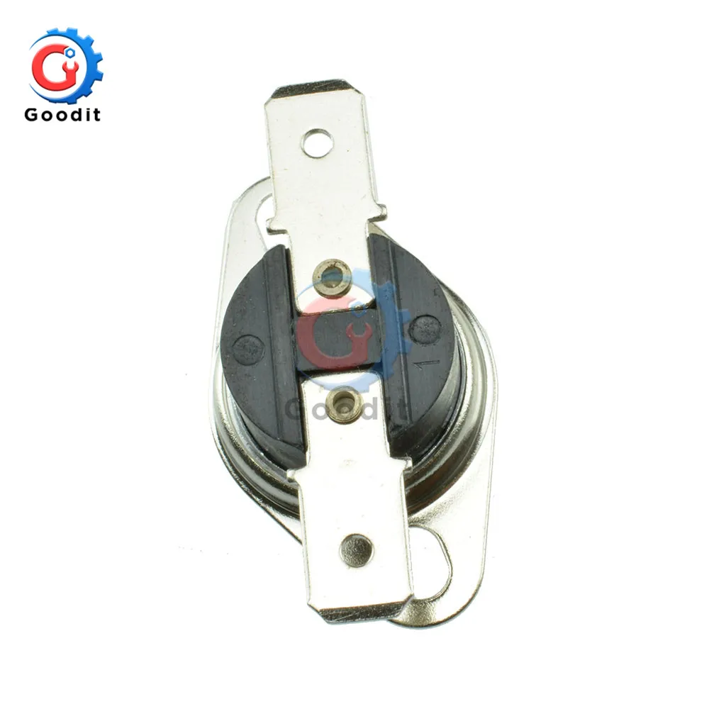 5Pcs/Lot KSD301 10A 250V 30 40-110 Degrees C (N.O.) Normally Closed Thermostat Temperature Thermal Control Switch On off NO