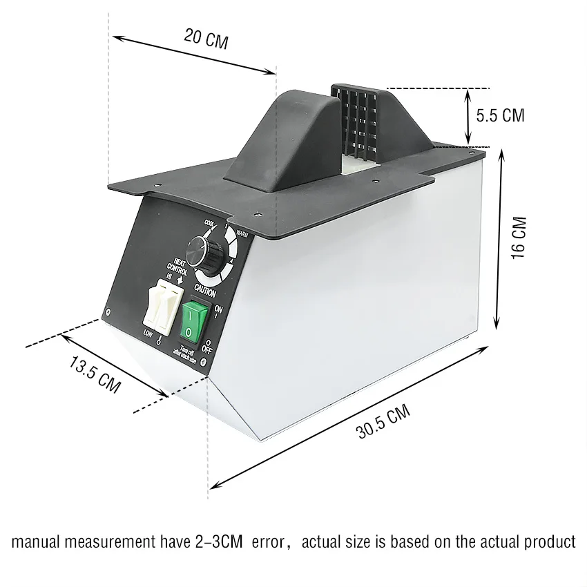 Imagem -06 - Potência Óptica Aquecimento Máquina Óculos Aquecedor Acetato Óculos Quadros Aquecedor Temperatura Ajustável Secador 220v 110v 1500w Alta