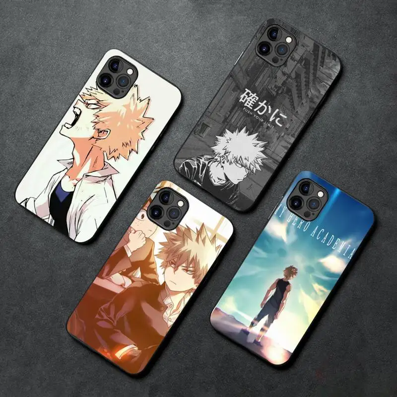 Anime Katsuki Bakugou Phone Case For IPhone SE2 11 12 13 Pro XS MAX XS XR 8 7 6 Plus Case