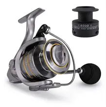 Saltwater Fishing Reel Double Spool Alloy Gear #2
