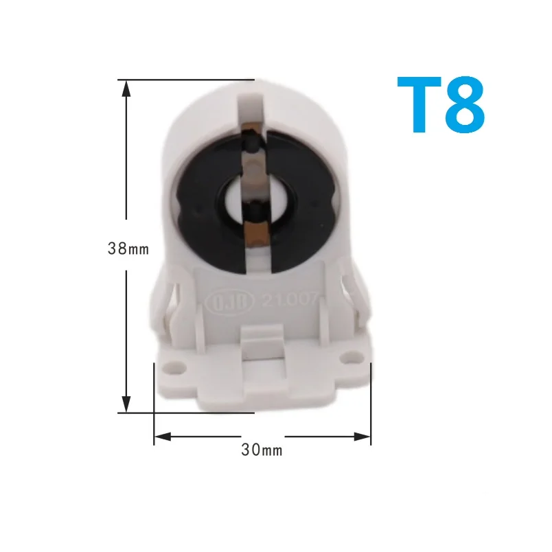 NEW T5 T8 fluorescent lighting socket lamp holder t5 Tube Lamp Base Socket G13 Plastic Holder suitable for T8 Bracket lamp