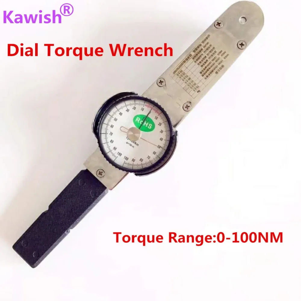 

Kawish 1/2 0-100Nm Dial torque spanner High precision pointer hand tools torque wrench