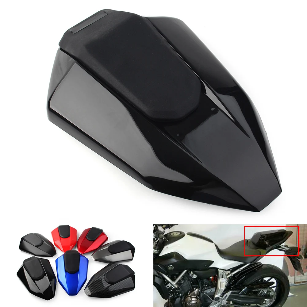 Motorbike Rear Pillion Passenger Seat Back Covers Cowl Fairing For Yamaha MT-07 FZ-07 2013 2014 2015 2016 2017 ABS Plastic