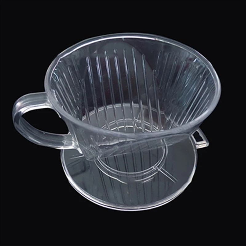 Filtro café reutilizável feito à mão, com filtro, máquina prática para servir café