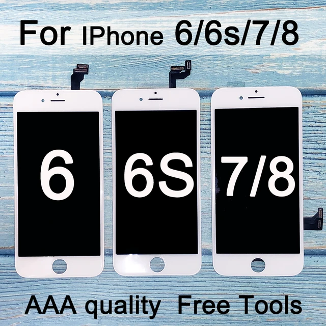 180-dniowa gwarancja LCD dla iPhone 6 6S 7 8 Plus Wymiana ekranu Wyświetlacz LCD Idealny zestaw hurtowy 3D Touch Digitizer Assembly
