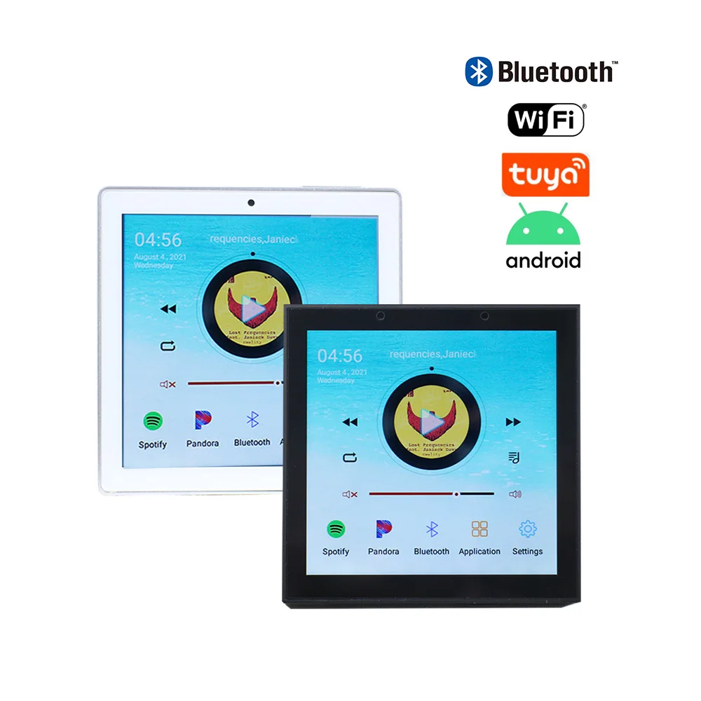 

Bluetooth Wall Amplifier WiFi Audio Home Theater Amplifiers Mini Android Music Host Touch Screen Support Tuya Smart Control RJ45
