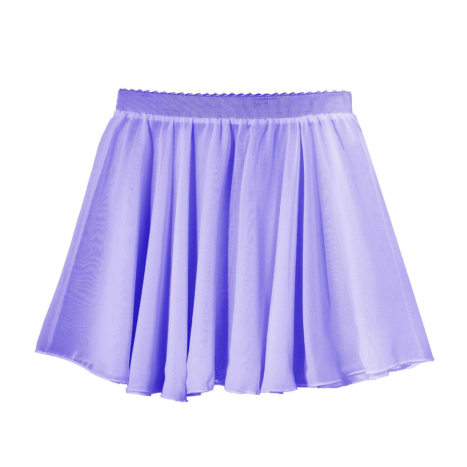 Crianças meninas ballet dança chiffon saia elegante elástico cintura sólida bailarina véu saia dancewear palco desempenho traje