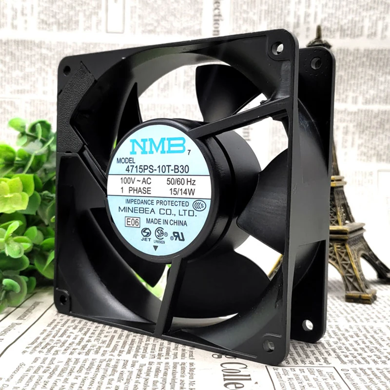 Original genuine NMB axial fan 4715PS-10T-B30 100V cabinet fan 12038 12cm