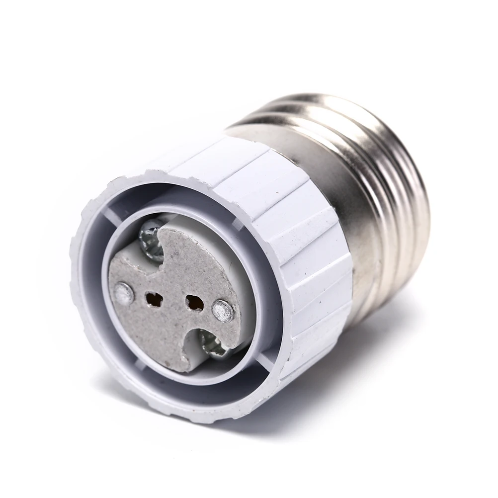 E27 a MR16 Base convertidor lámpara E27 titular tornillo adaptador hembra E27 a GU5.3 G4 LED partes de bombilla cerámica lámpara de luz LED adaptador