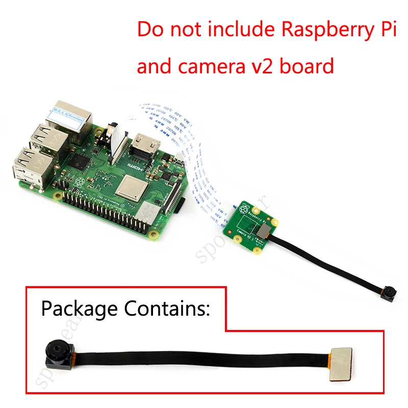 Raspberry Pi Camera IMX219 Camera Module for the official Raspberry Pi Camera Board V2, 77.6 degree