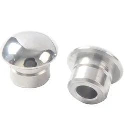 2pcs Dust Plug Flash Socket Caps Decorative Cover Nails Metal For Leica M1 M2 M3 MD Camera