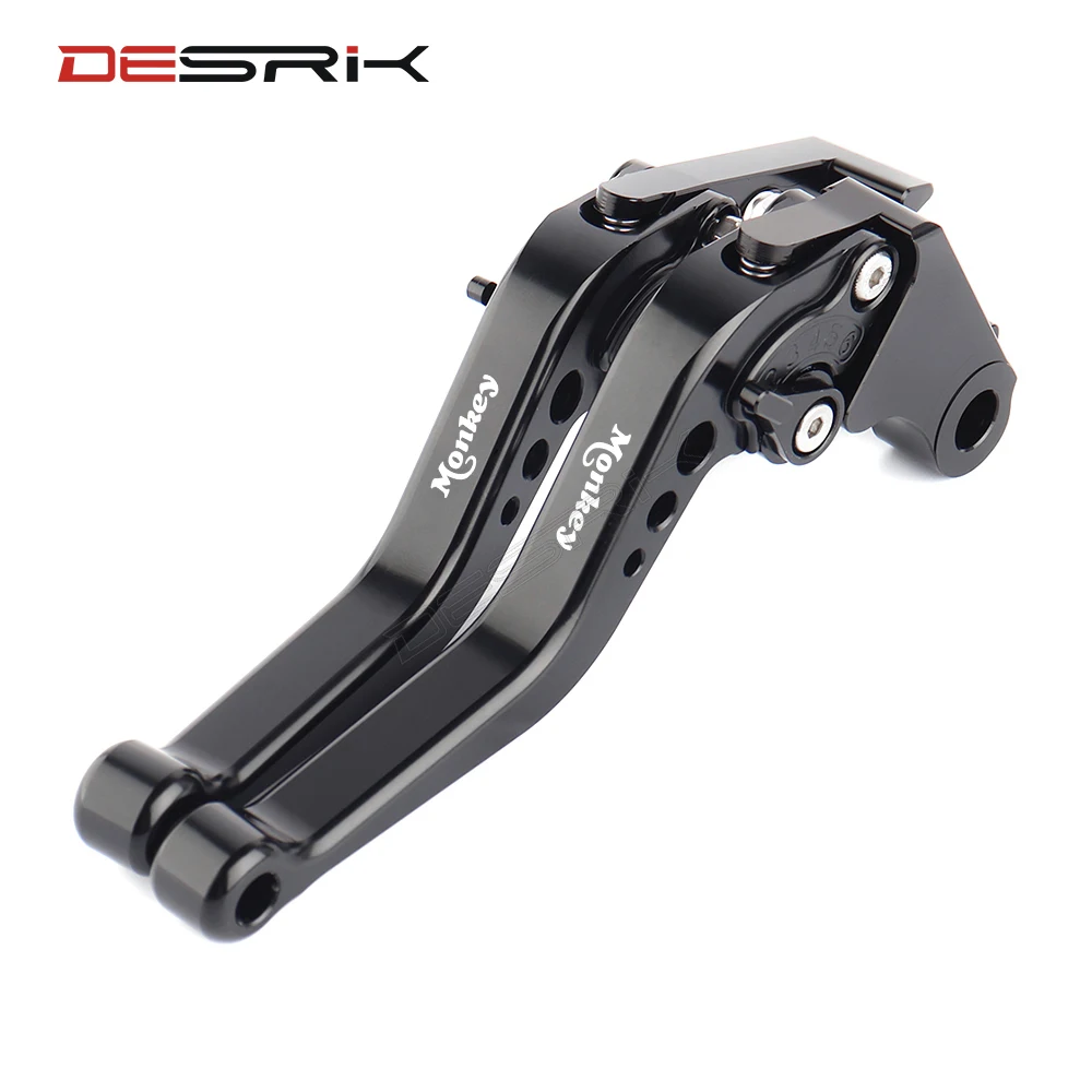 Short Adjustable CNC Aluminum Brakes Clutch Levers For Honda Monkey 125 Monkey125 2018 2019 2020 2021 2022 Accessories