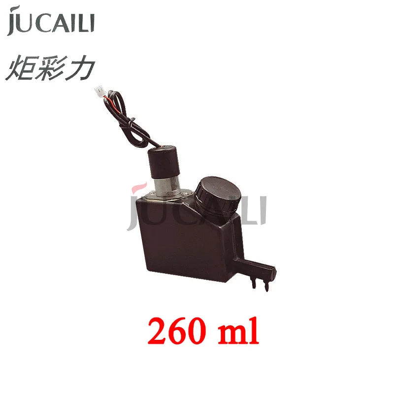 Jucaili 260ml Eco solvent/UV ink sub ink tank with stirring mixer for A3 format inkjet/UV printer ink cartridge