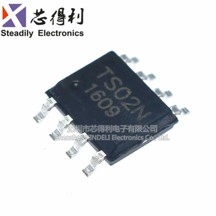 10pcs/lot New Ts02n Dual-Channel Capacitive Touch IC Sop-8 TS02