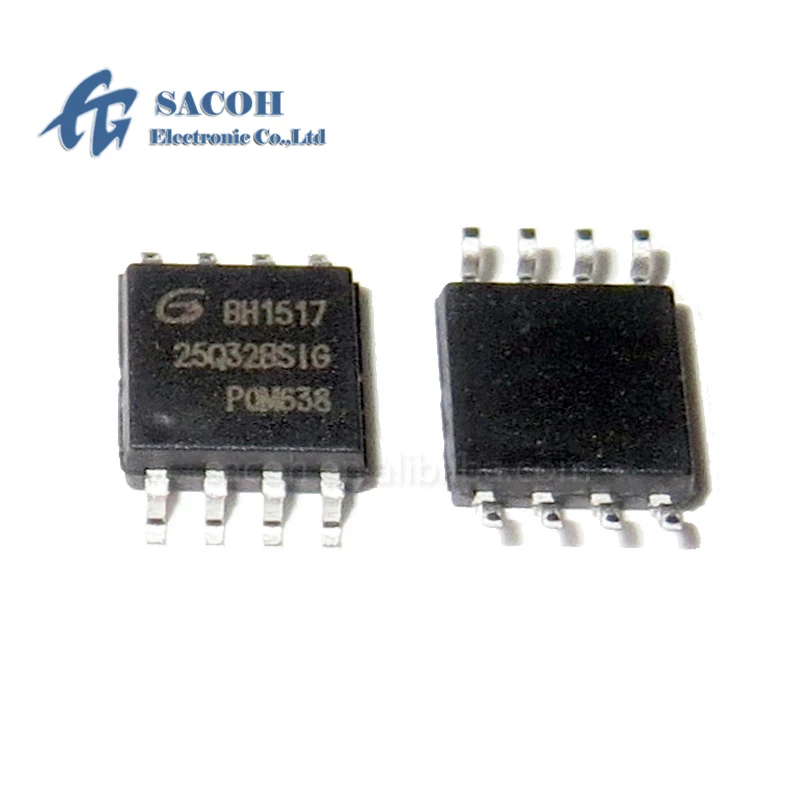 

10PCS/lot New OriginaI GD25Q32BSIG 25Q32BSIG or GD25Q32CSIG 25Q32CSIG GD25Q32 SOP-8 32M-bit Serial Flash