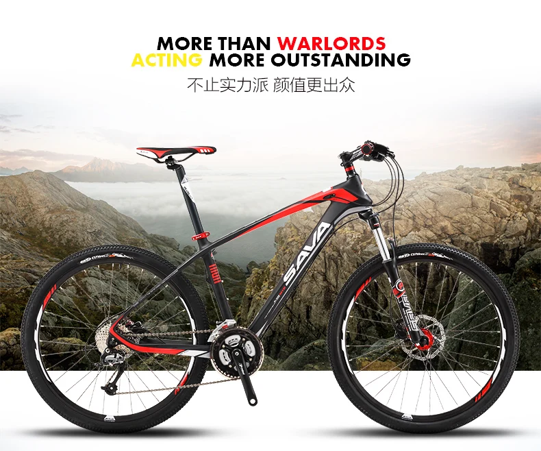 

New Brand carbon fiber 26*17/26*15 inch 27 speed M3000 disc brake bicicletas mountain bike outdoor MTB downhill bicycle